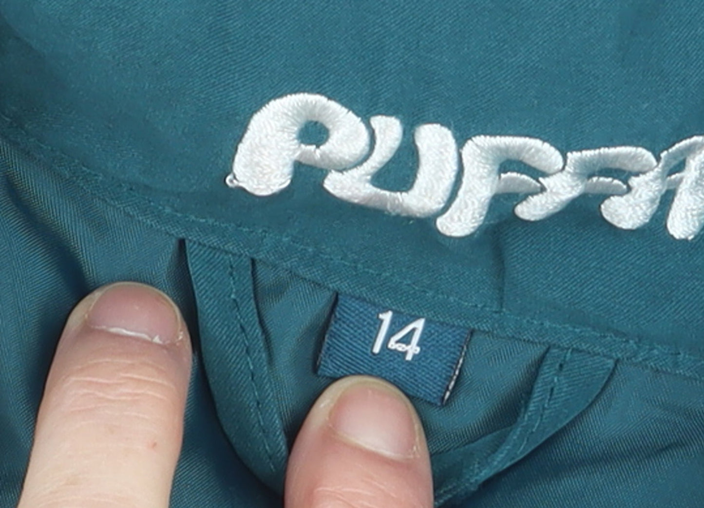 Puffa Women's Green Quilted Puffer Waistcoat Size 14
