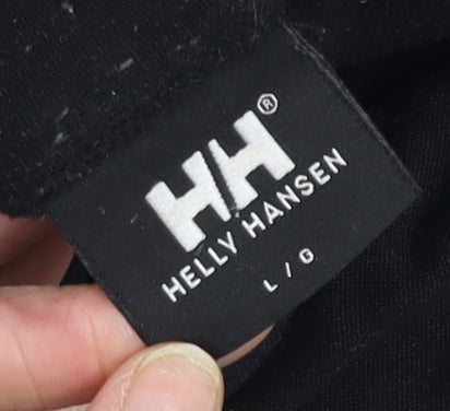 Helly Hansen Men's Black Fleece 1/4 Zip Pullover Sweatshirt L