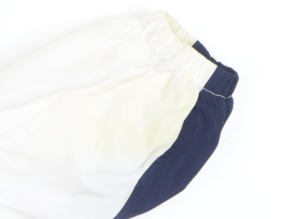 Tommy Hilfiger Men’s Blue White L Hooded Windbreaker Jacket