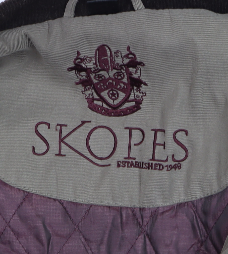 Skopes Men's Green Coniston Field Jacket M Mid-Length Polyester Twill
