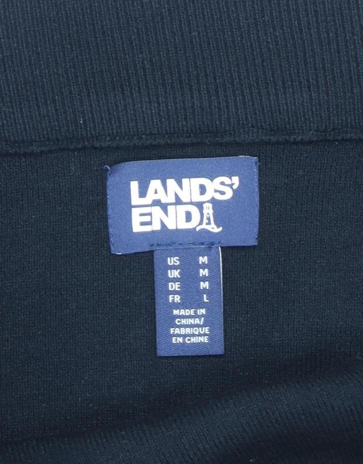 Lands' End Women's Black Knit Midi Pencil Skirt Size M