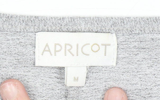 Apricot Womens Grey Knit Relaxed Pullover Jumper Size M
