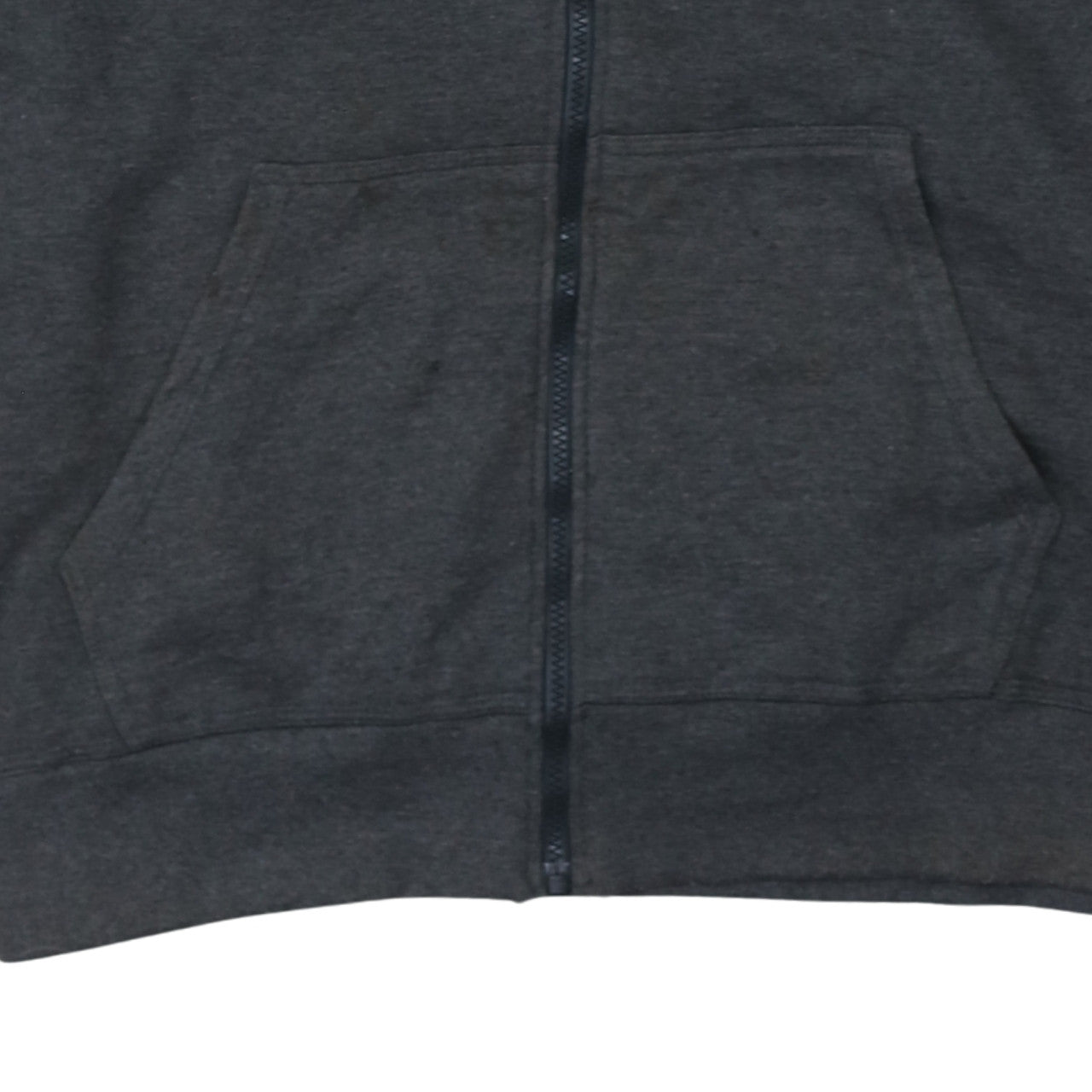 Champion Men Grey Full Zip Hoodie XL Regular Athletic Style