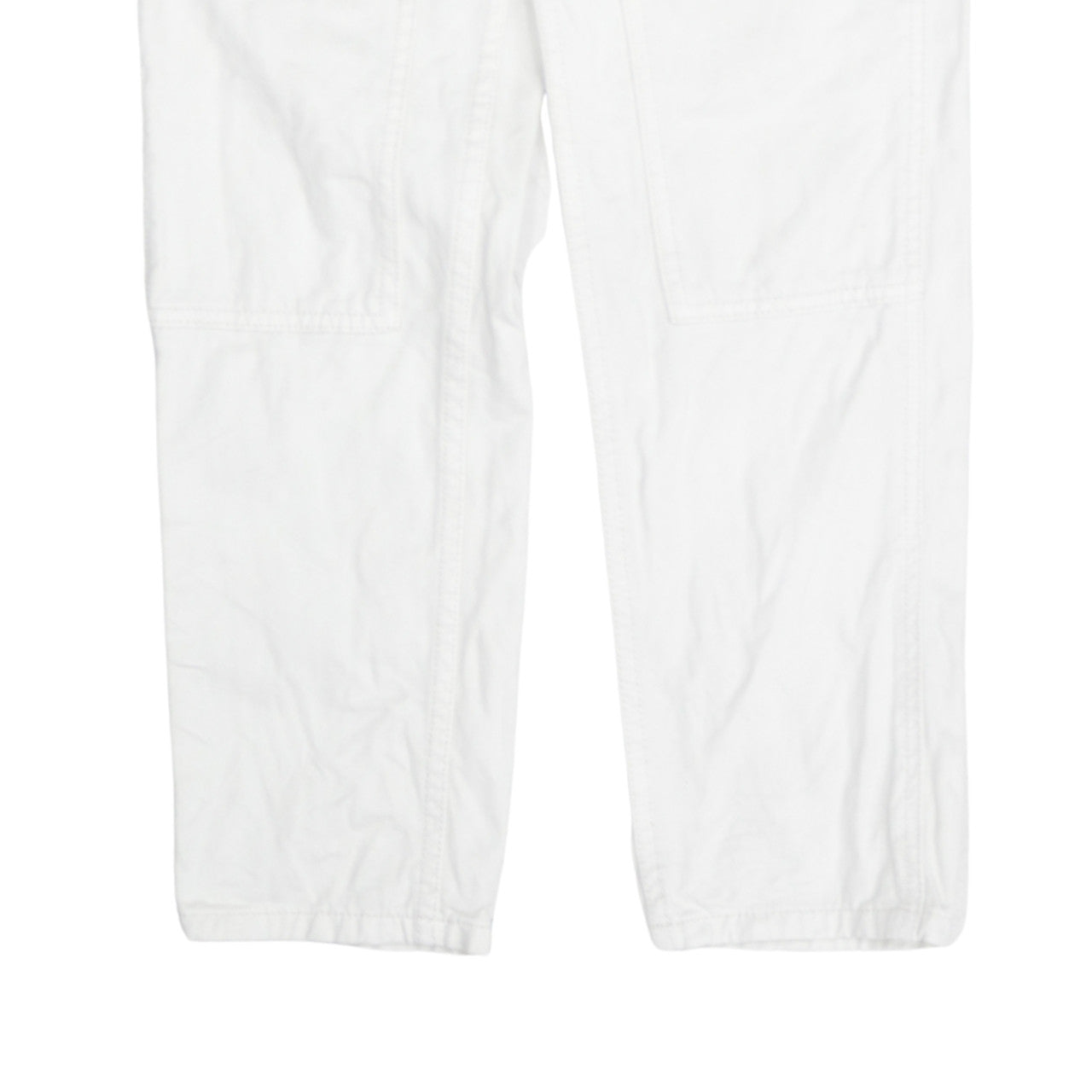 J. Galt Women's White Cargo Jeans Size S Relaxed Fit Cotton