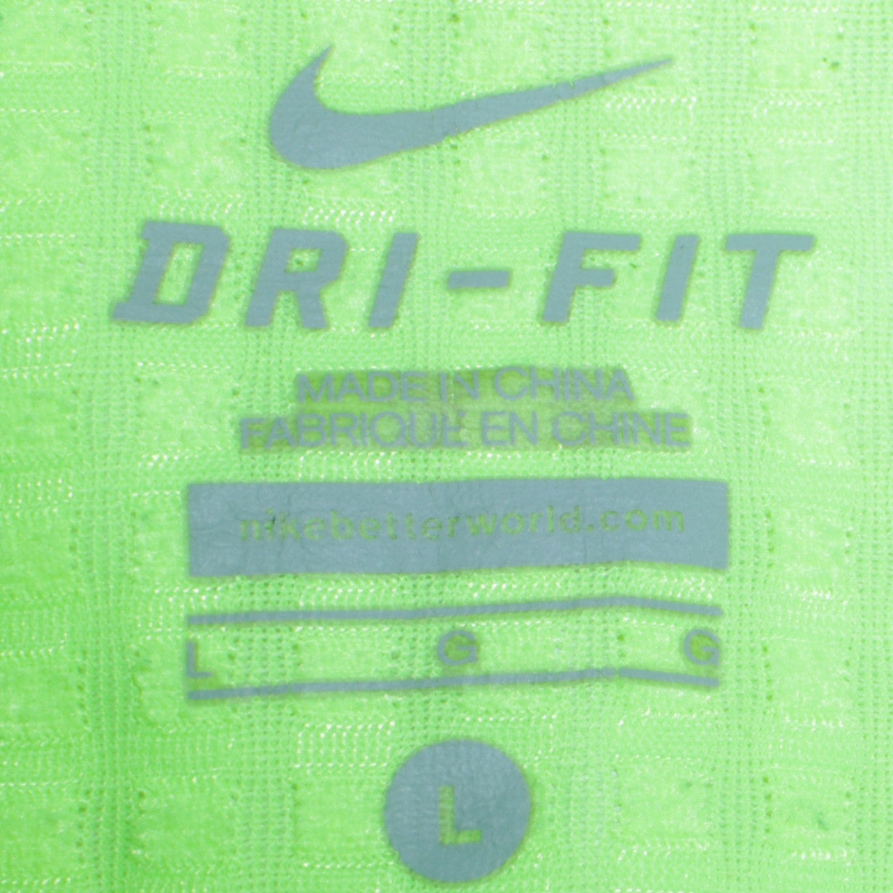 Nike Women's Yellow Dri-FIT Windbreaker Jacket L Reflective Lightweight