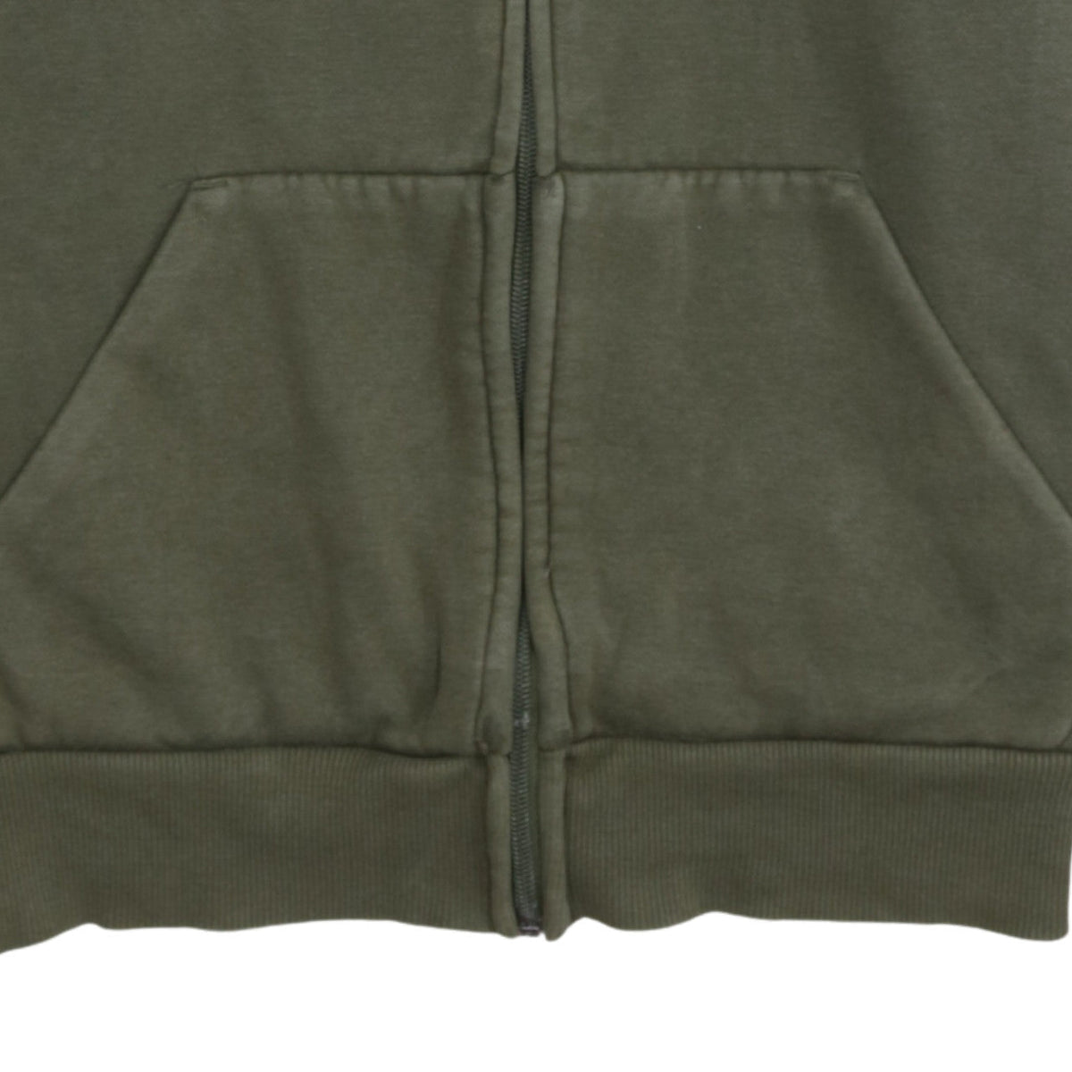 Puma Men's Green Full Zip Hoodie Size S Fleece Sweatshirt