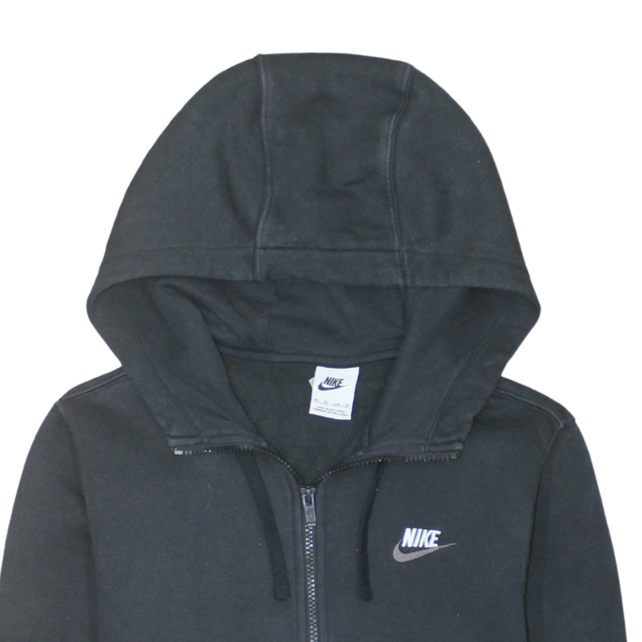 Nike Men's Black XS Full Zip Hoodie Sweatshirt