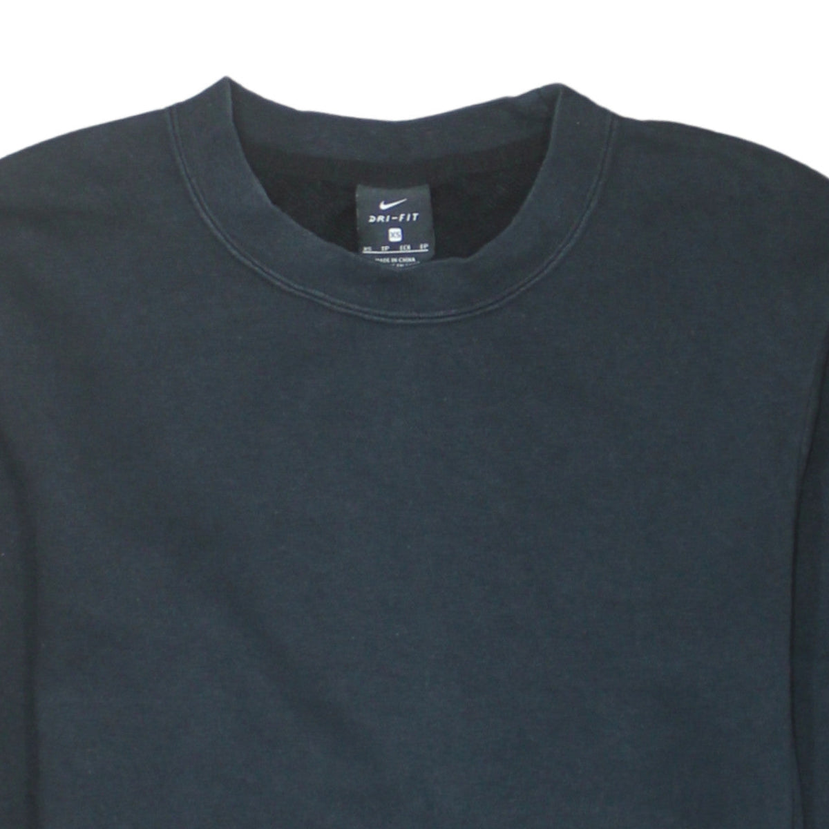 Nike Men's Black Dri-FIT XS Crew Neck Pullover Sweatshirt Just Do It