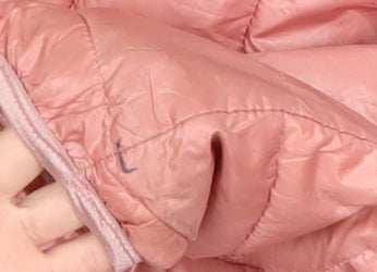 H&M Girls Pink Puffer Jacket 14-15 Years Lightweight Quilted Zip Coat