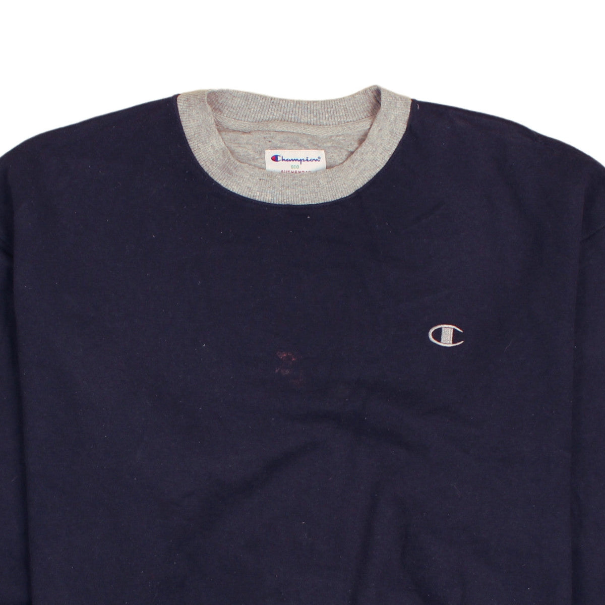 Champion Men's Blue XL Pullover Sweatshirt Crew Neck Logo