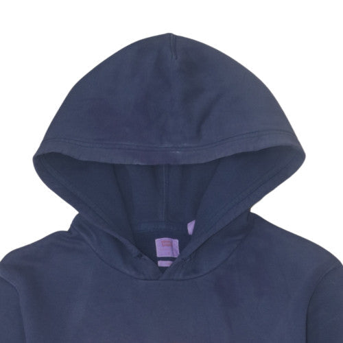 Levi's Men's Blue Pullover Hoodie Small Graphic Logo Fleece Sweatshirt