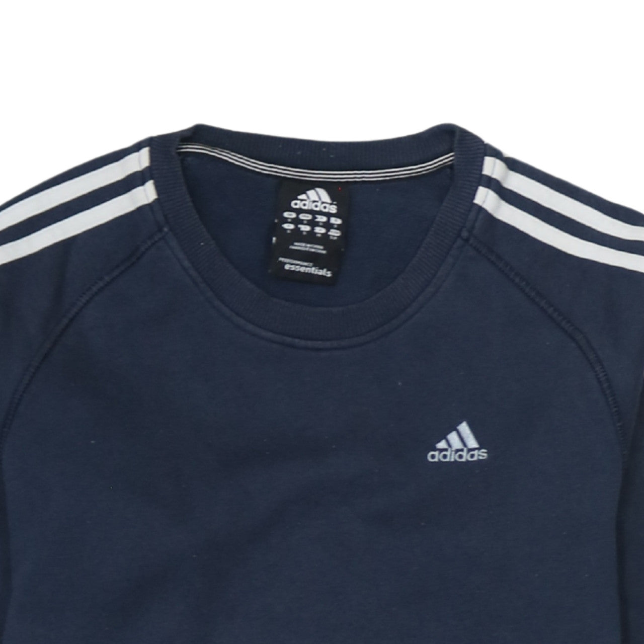 Adidas Men's Blue Crew Neck Pullover Sweatshirt Size S