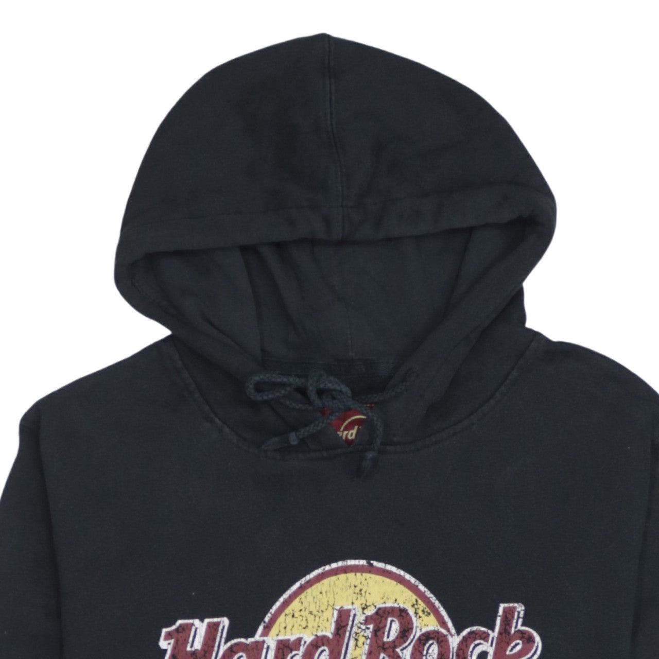 Hard Rock Cafe Paris Mens Black Pullover Hoodie Medium Graphic