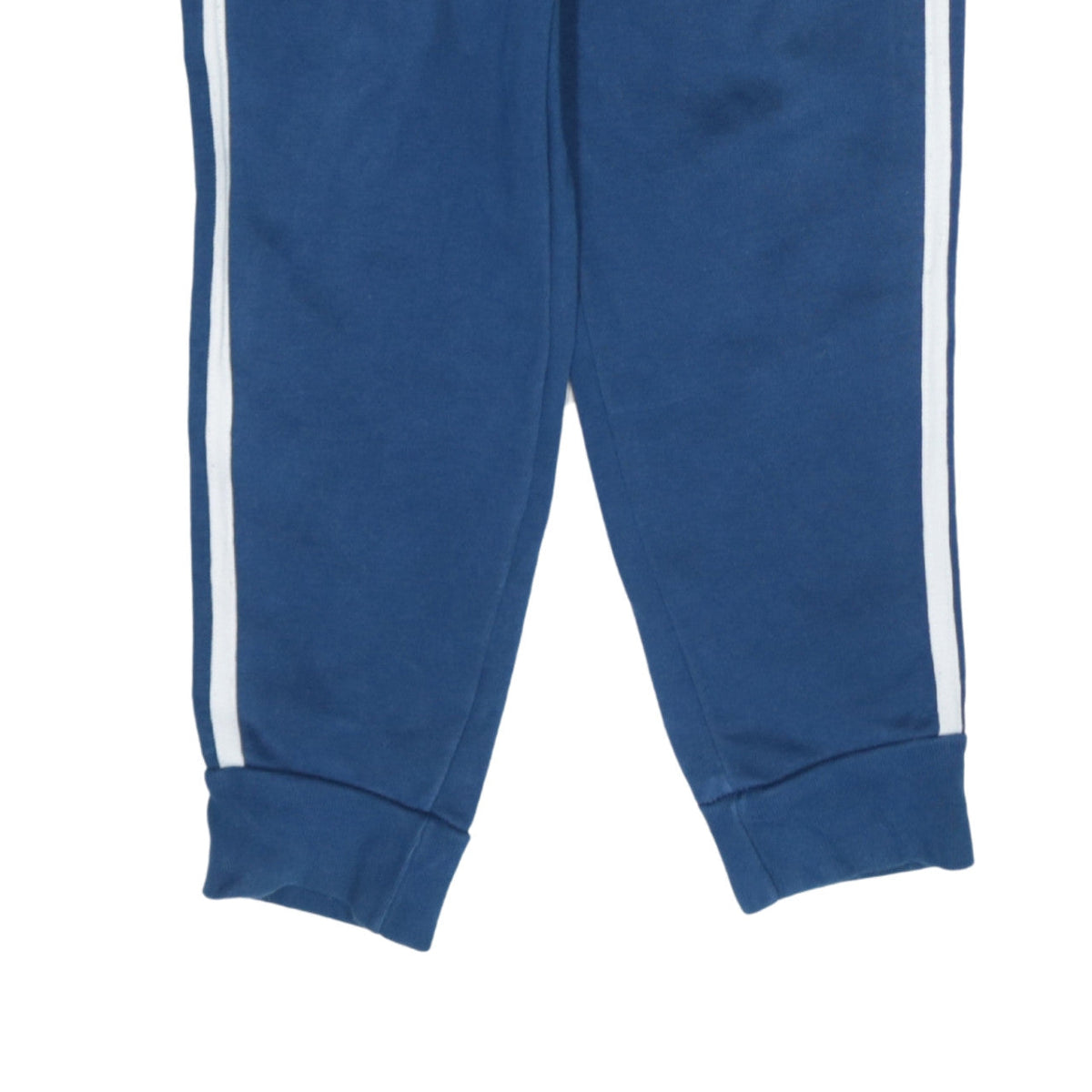 adidas Men Blue Track Pants S Tapered Side Stripe Activewear