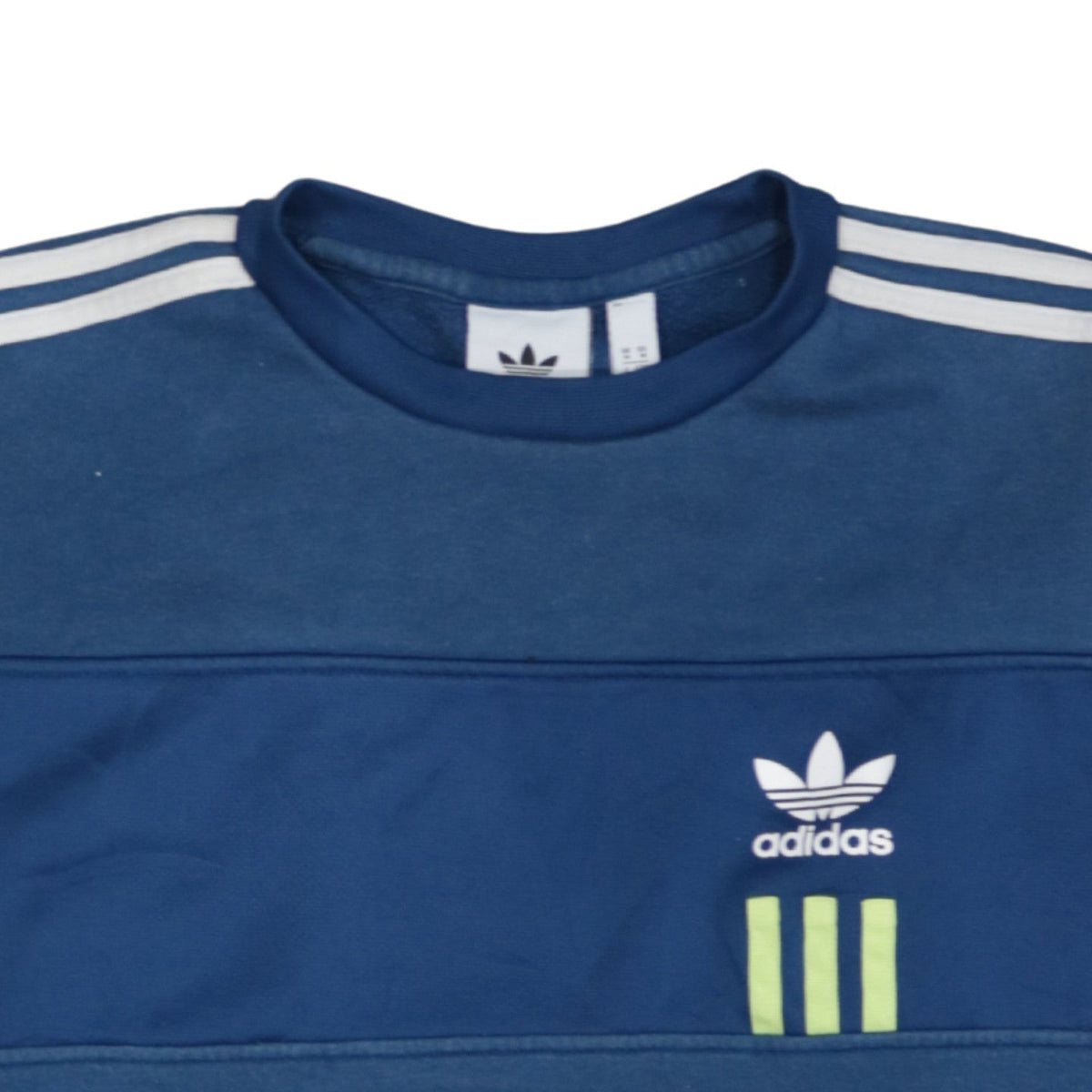 Adidas Men's Blue Crew Neck Pullover Sweatshirt Size M