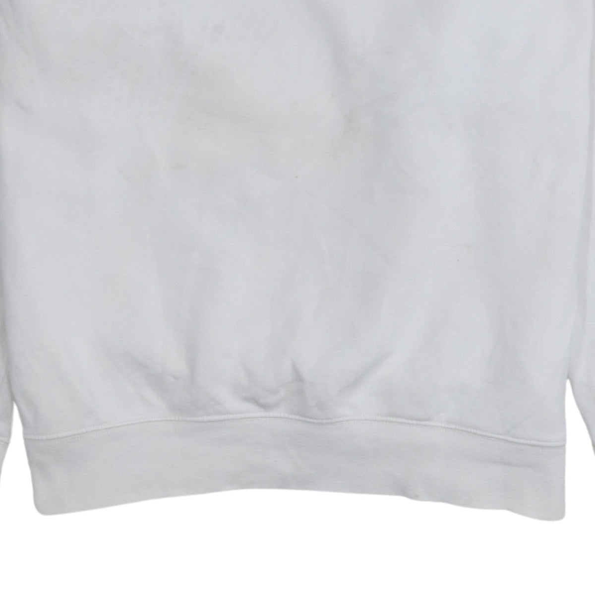 Nike Women White Crew Neck Pullover Sweatshirt Size M