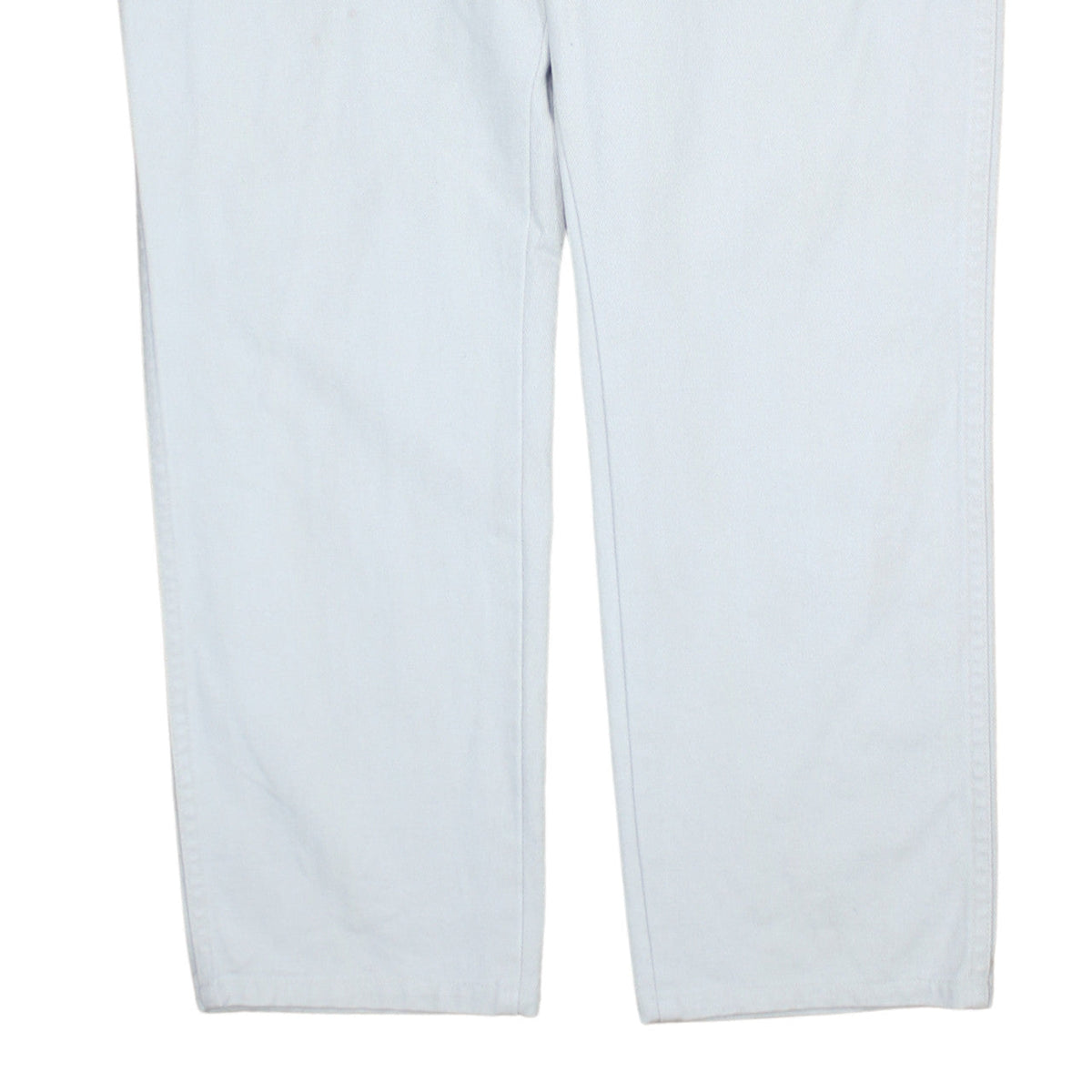 Wrangler Women's White High-Rise Straight Jeans Size 16 Vintage Denim