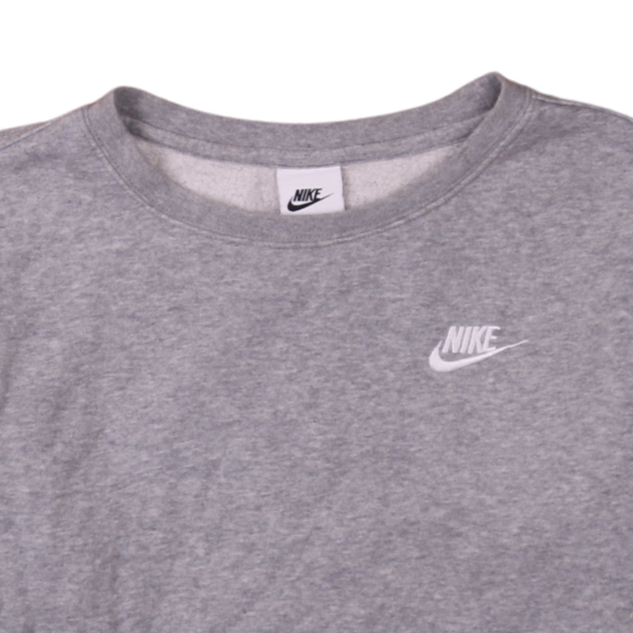 Nike Boys Grey XL Crew Neck Pullover Sweatshirt Fleece Lined
