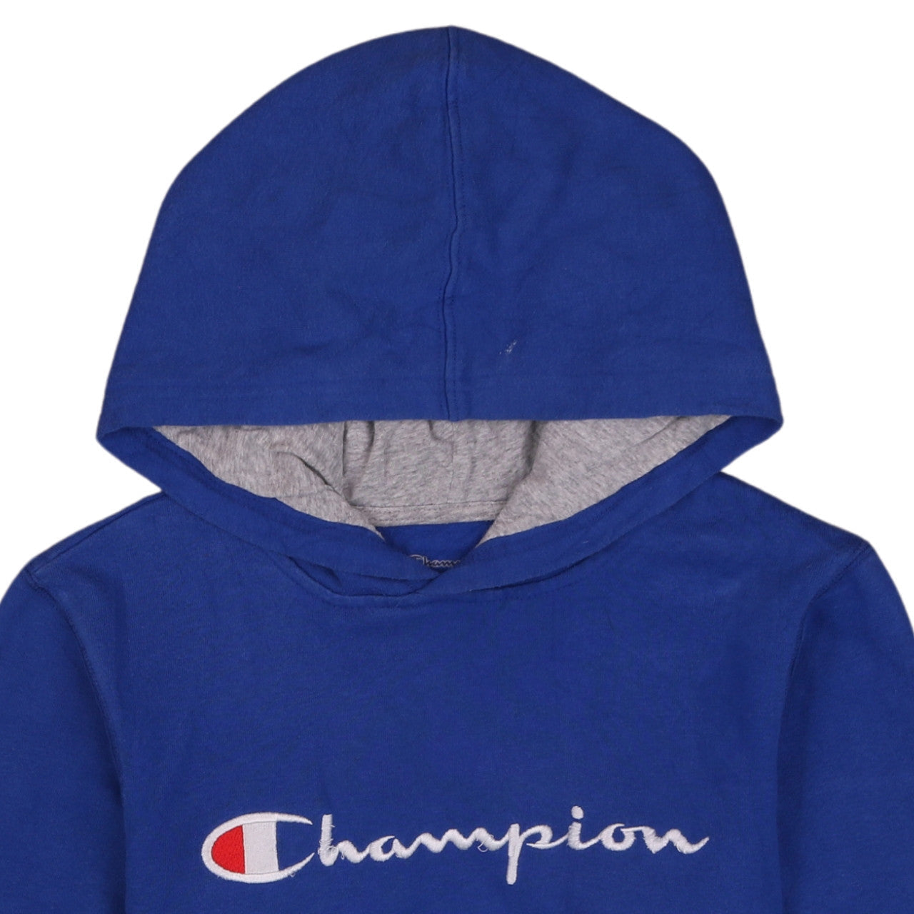 Champion Boys Blue L Pullover Hoodie Sweatshirt with Logo