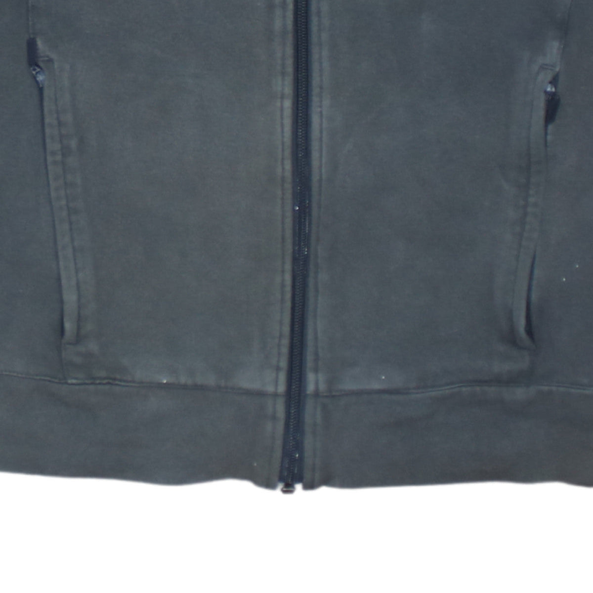 Adidas Womens Black Track Jacket Size 12 Full Zip Cotton Blend