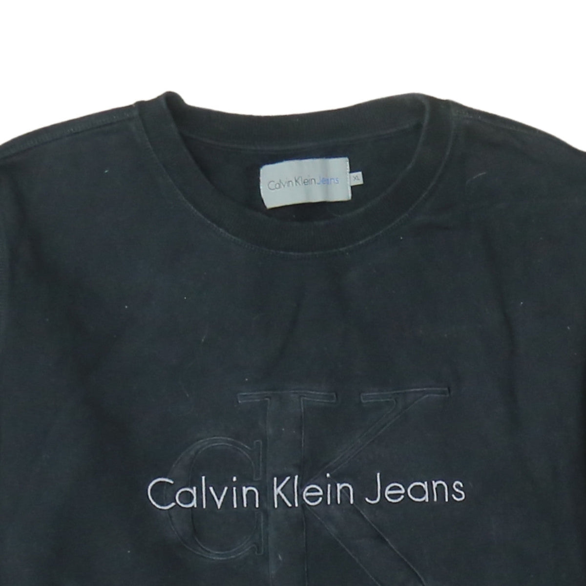 Calvin Klein Jeans Men’s Black XL Pullover Sweatshirt