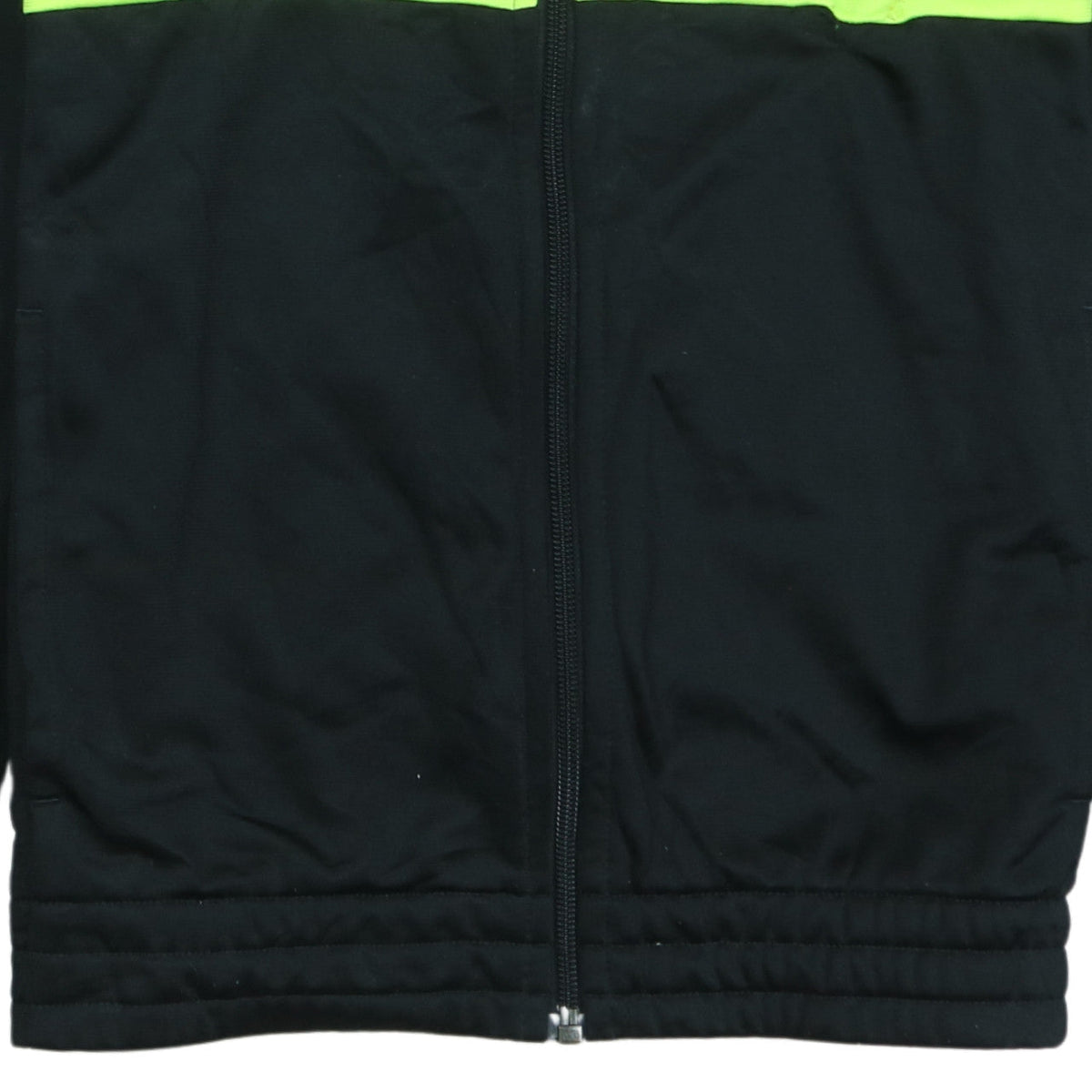Adidas Boys Blue Black Track Jacket Size 13-14 Years Full Zip Activewear