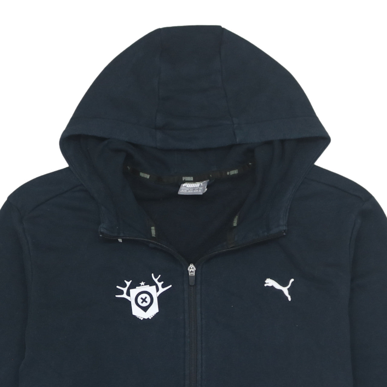 Puma Men's Blue Full Zip Hoodie XL Regular Fit Sportswear