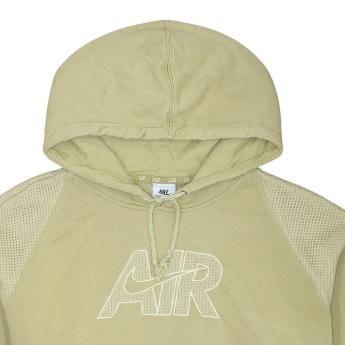 Nike Men's Beige Air Pullover Hoodie Size M Regular Fit