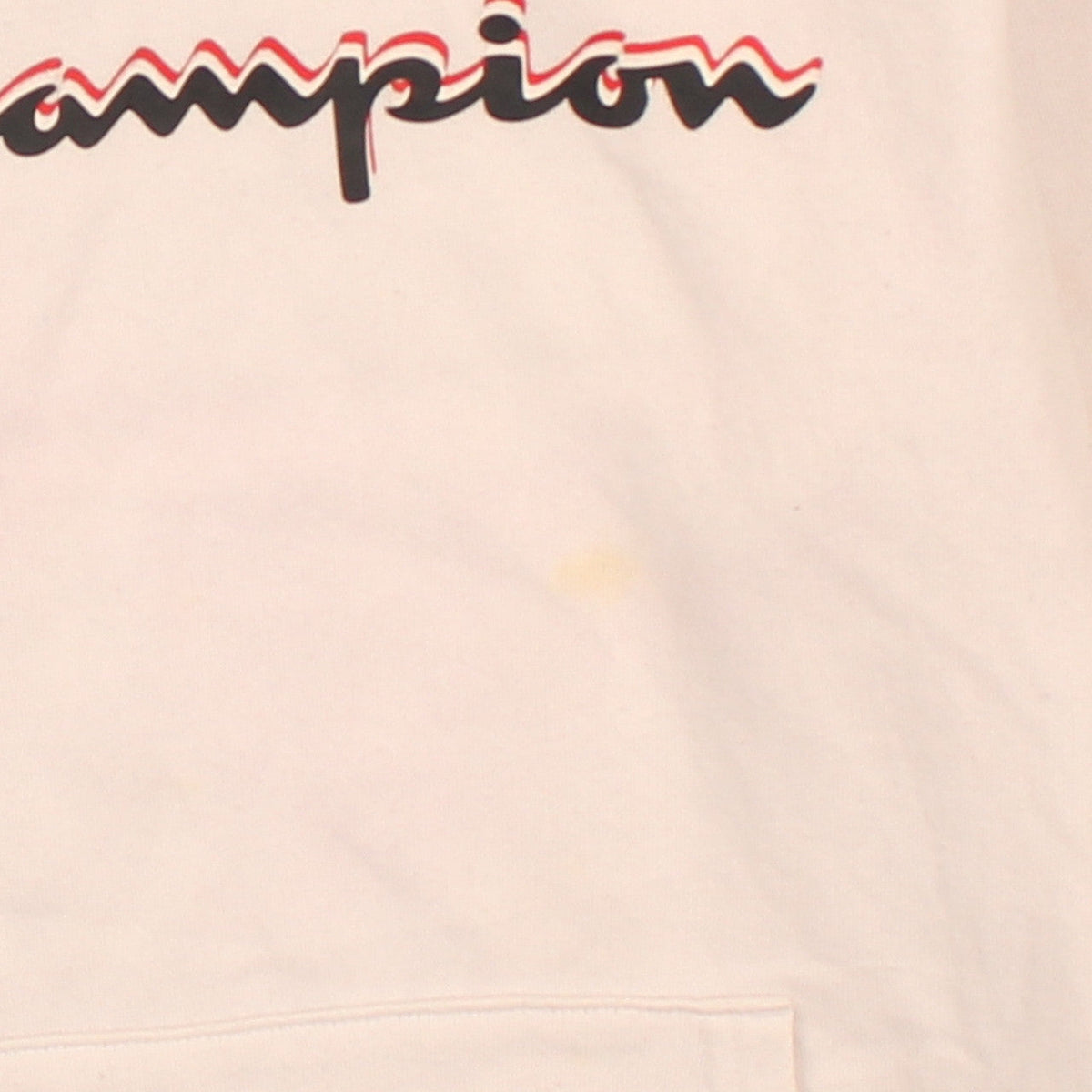 Champion Boys Beige Pullover Hoodie 13-14 Years Logo Fleece Sweatshirt