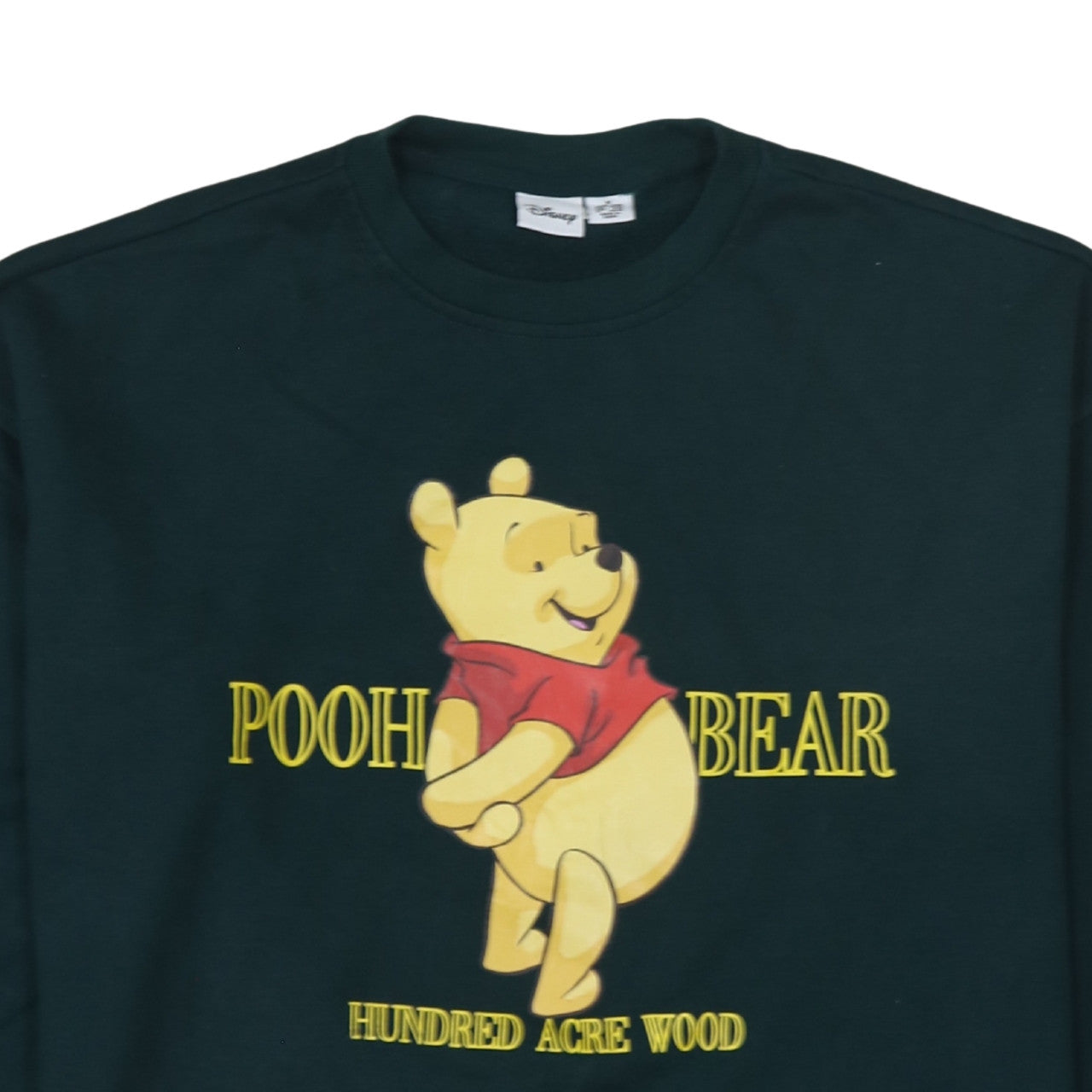 Disney Women's Green Winnie the Pooh Pullover Sweatshirt Size M