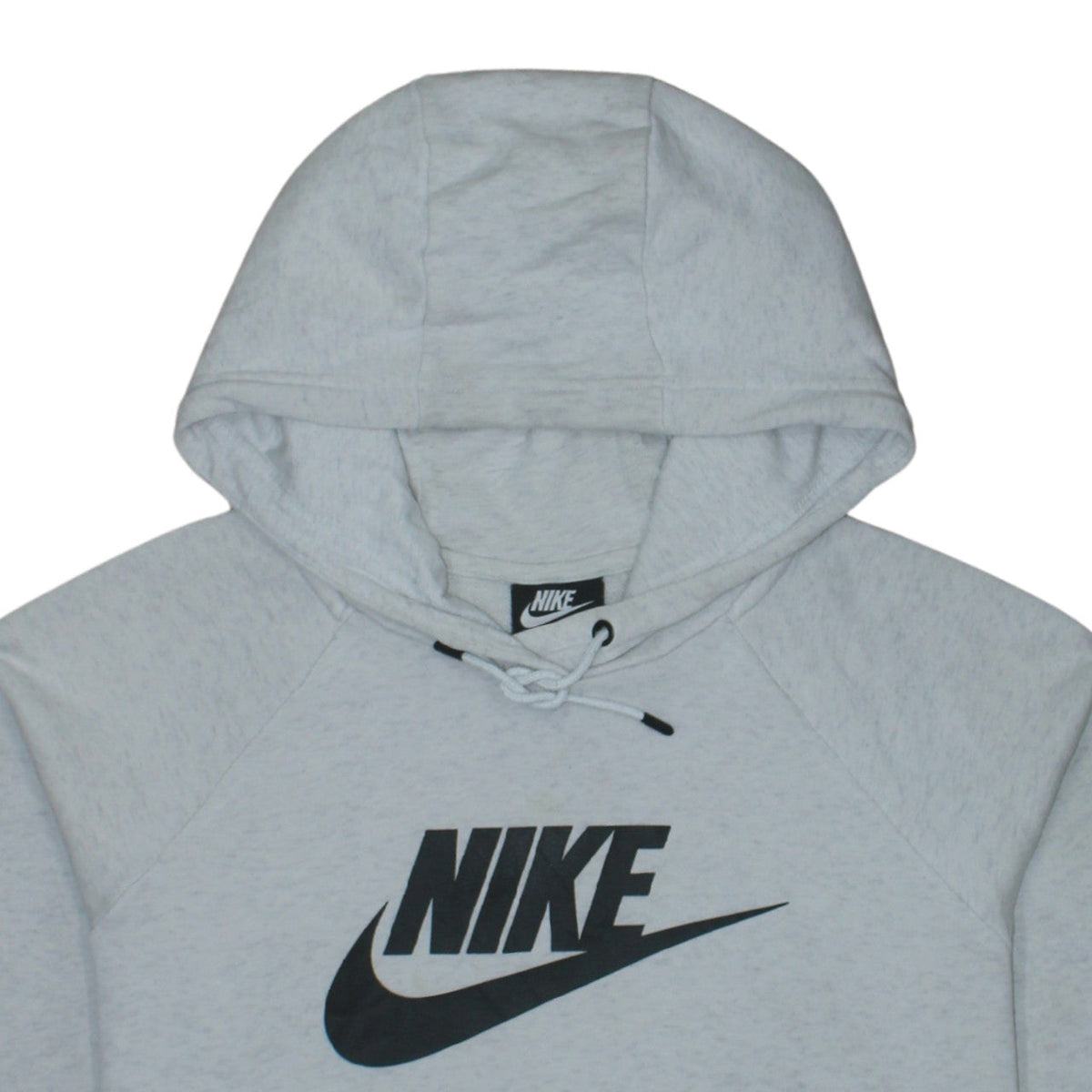 Nike Men's Grey Pullover Hoodie M Sports Logo Sweatshirt