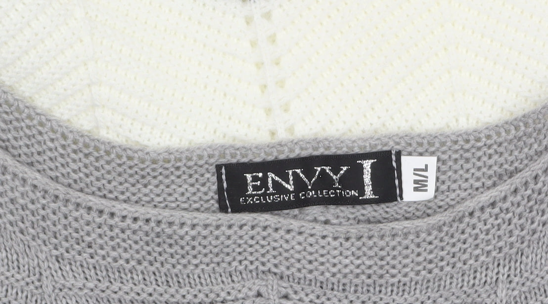 ENVY Women’s Multicoloured Knit Pullover Jumper M