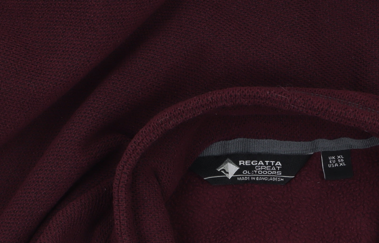 Regatta Men's Brown Fleece 1/2 Zip Pullover XL Outdoor Sweatshirt