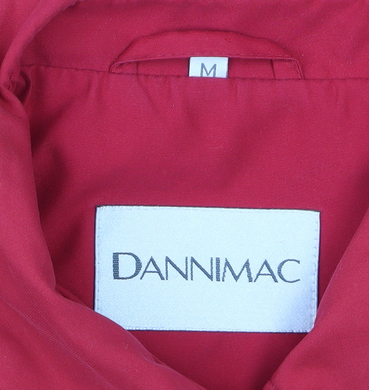 Dannimac Women's Red Waterproof Mid-Length Rain Coat Size M