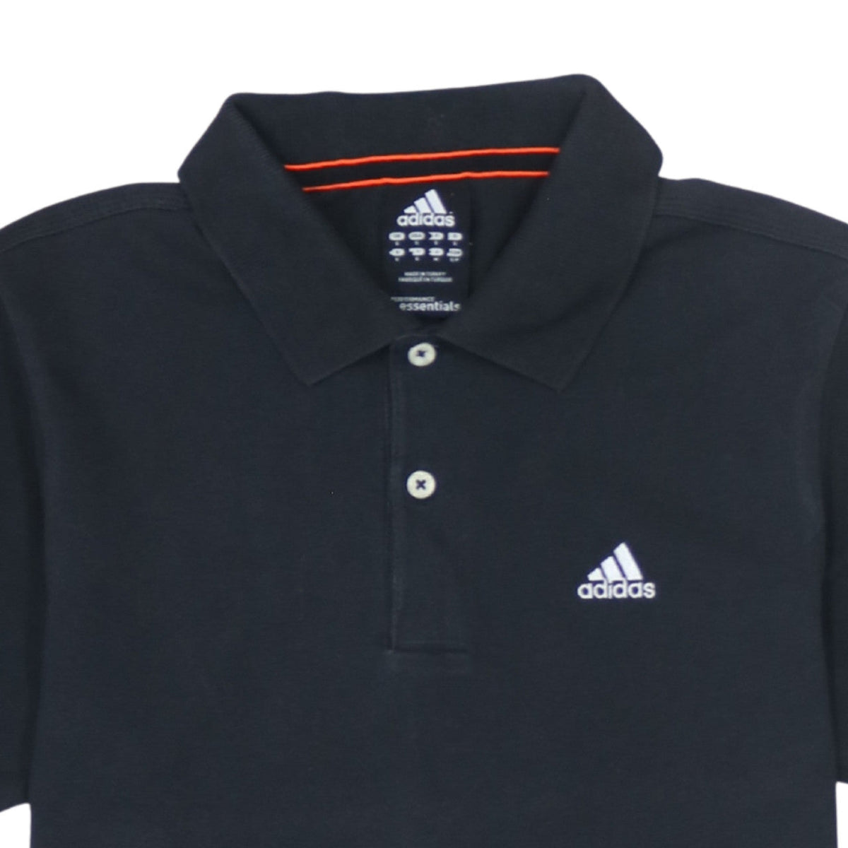 adidas Men's Black Essentials Polo Shirt Size S Regular Fit