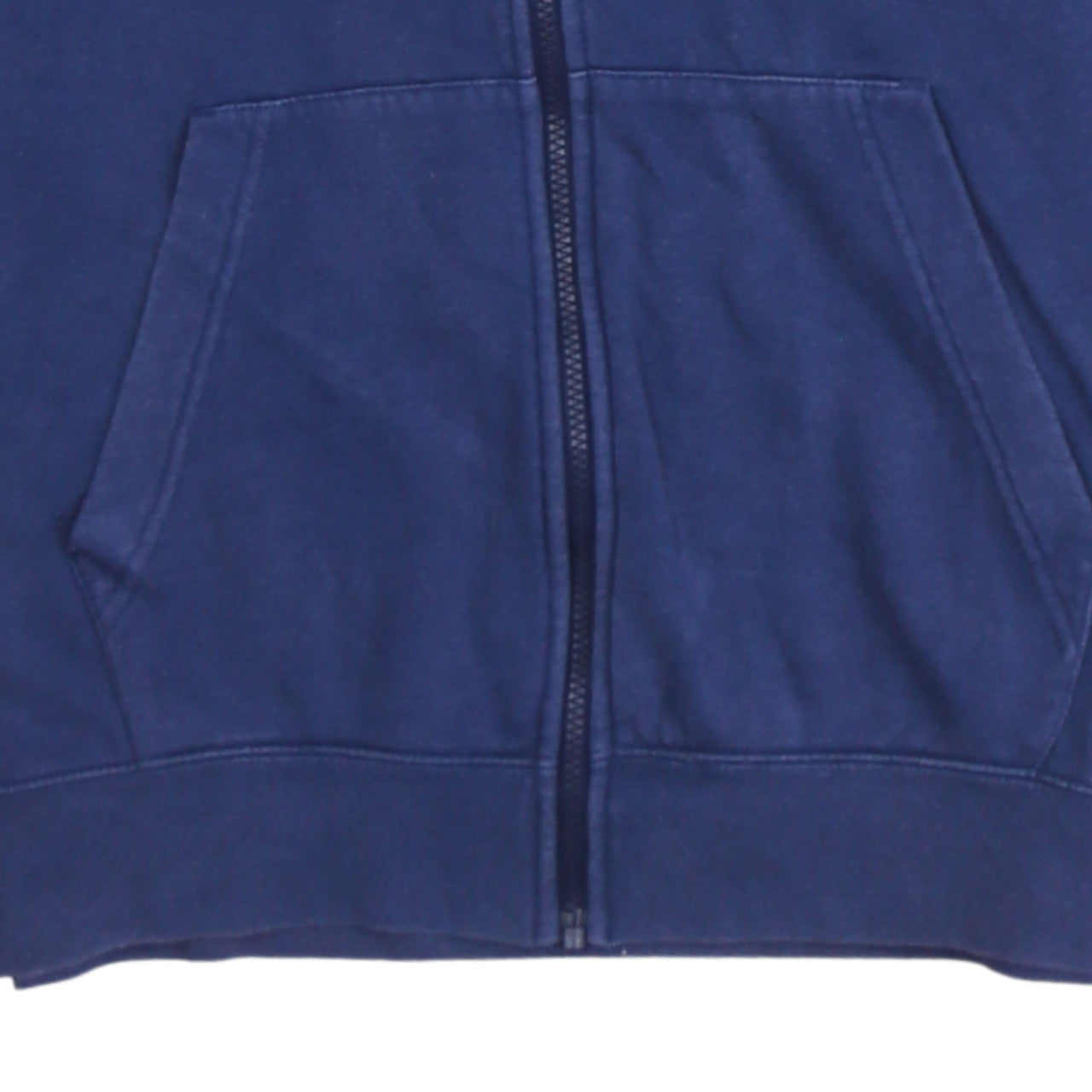 Nike Men's Blue Full Zip Hooded Cotton Jacket Size S
