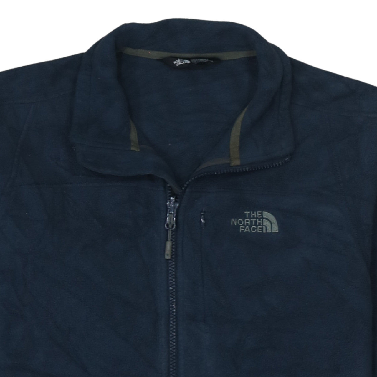 The North Face Men's Blue Fleece Full Zip Jacket Size S