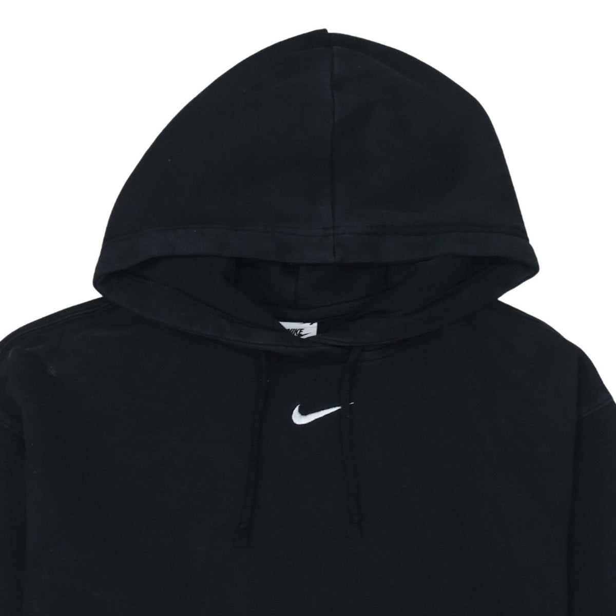 Nike Men's Black Pullover Hoodie Small Fleece Logo Sweatshirt