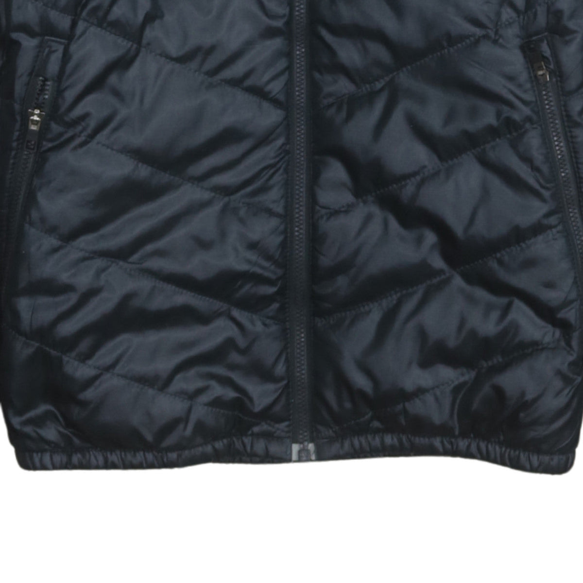 Nike Boys Blue Colourblock Puffer Jacket Size S Full Zip Winter Coat