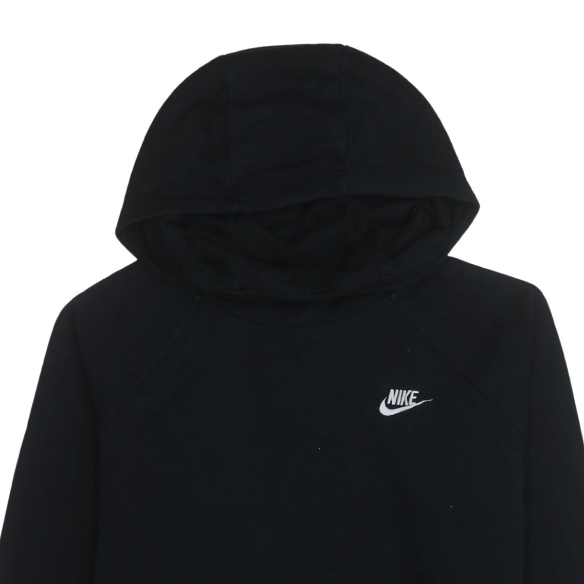 Nike Men's Black Pullover Hoodie M Logo Fleece Sweatshirt