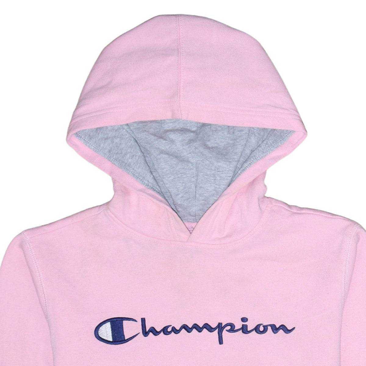 Champion Women's Pink Pullover Hoodie XL Logo Fleece Sweatshirt