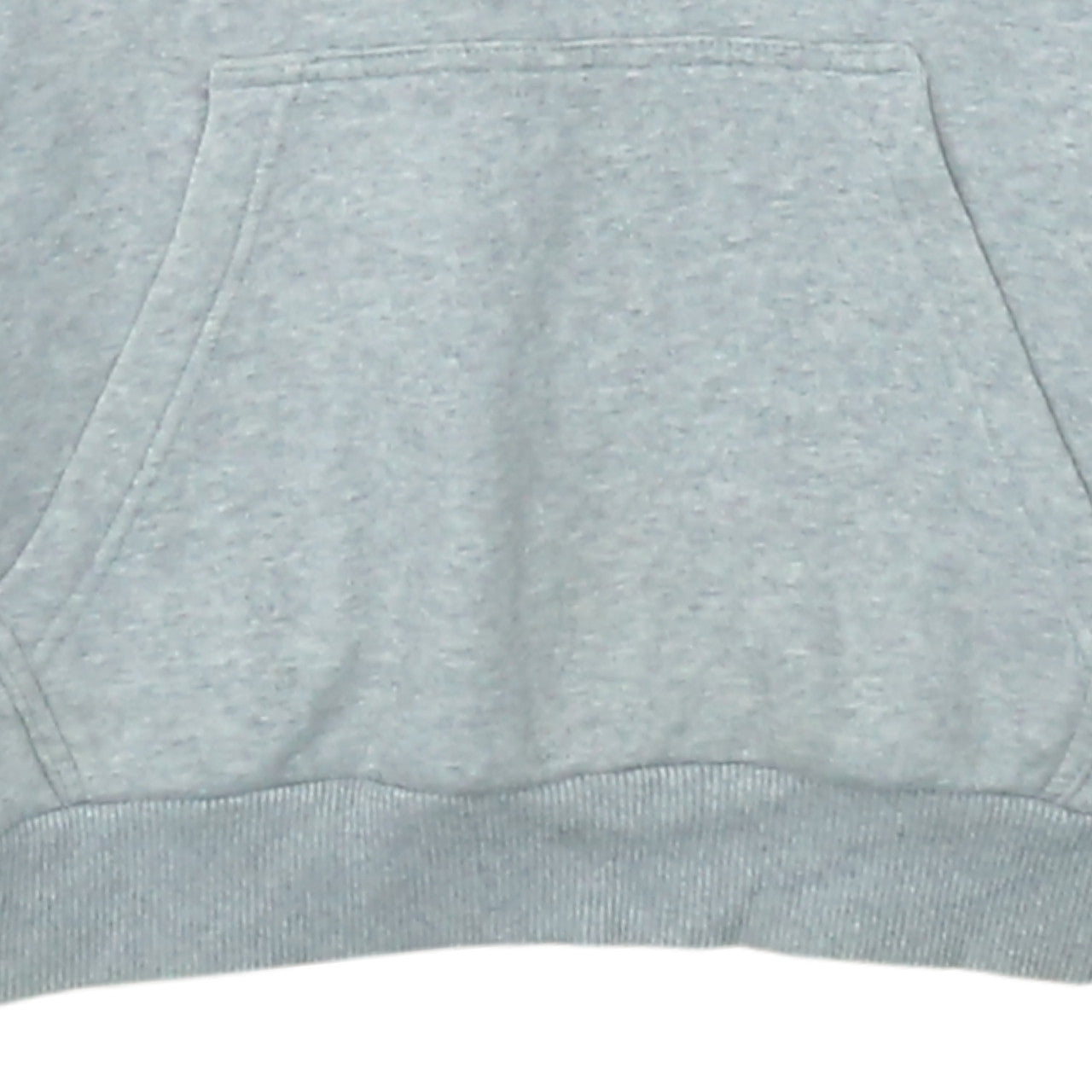 Adidas Men's Grey Pullover Hoodie Small Trefoil Logo Sweatshirt