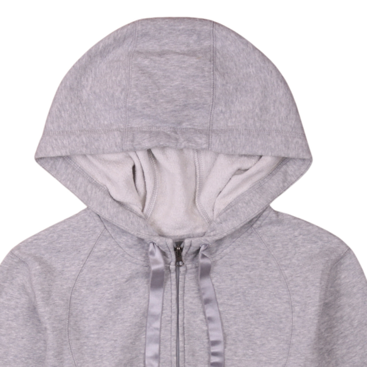 Champion Women’s Grey Full Zip Hoodie Size L Cotton Blend