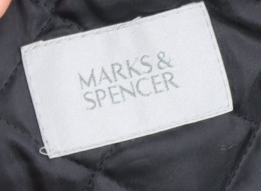 Marks & Spencer Men's Green Water Resistant Parka Jacket Size M