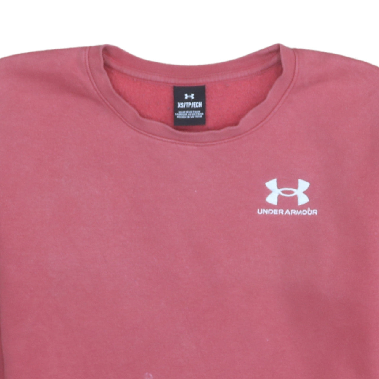 Under Armour Women’s Pink XS Pullover Crew Neck Sweatshirt
