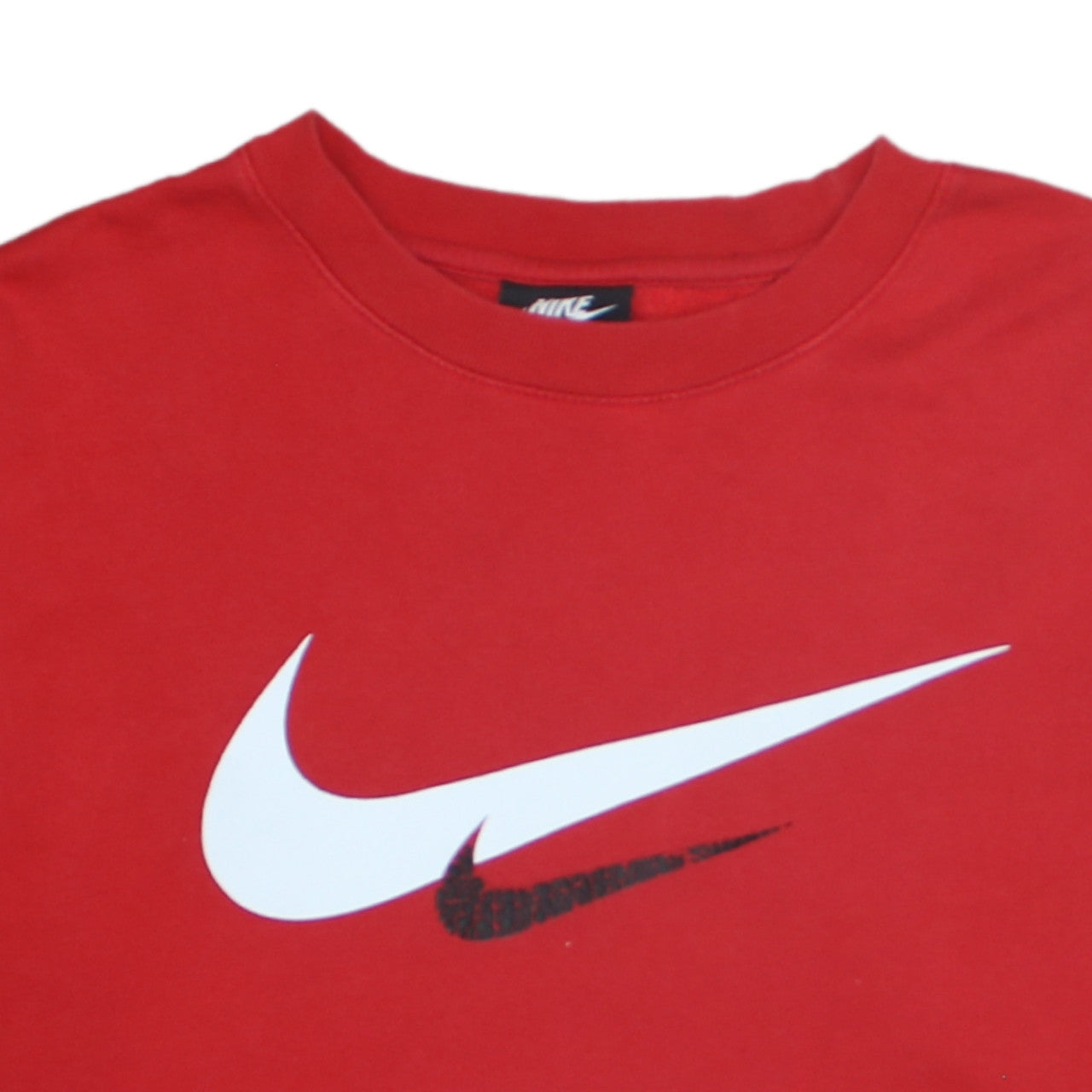 Nike Men's Red Crew Neck Pullover Sweatshirt Size S