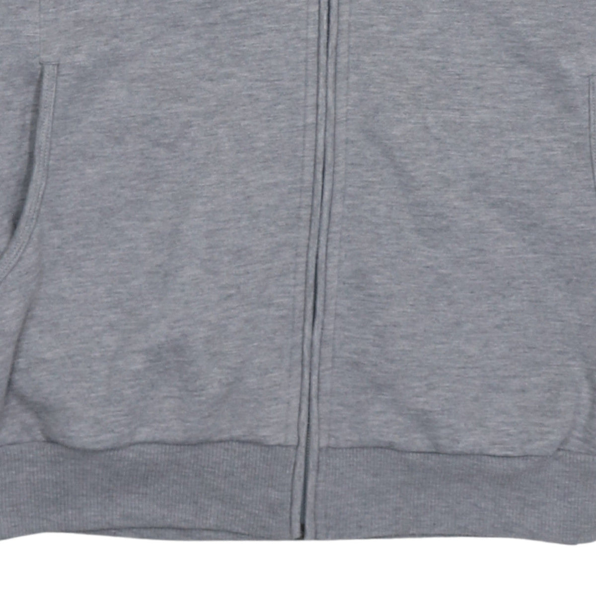 Asics Men Grey Full Zip Hoodie L Lightweight Sportswear