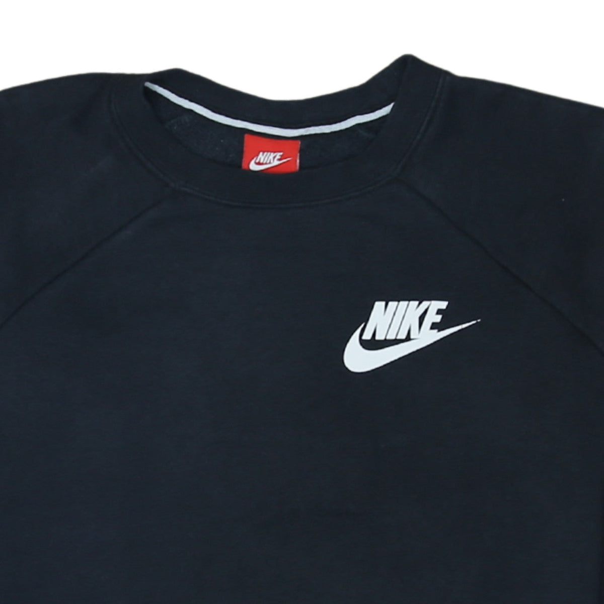Nike Womens Black Small Pullover Crew Neck Sweatshirt