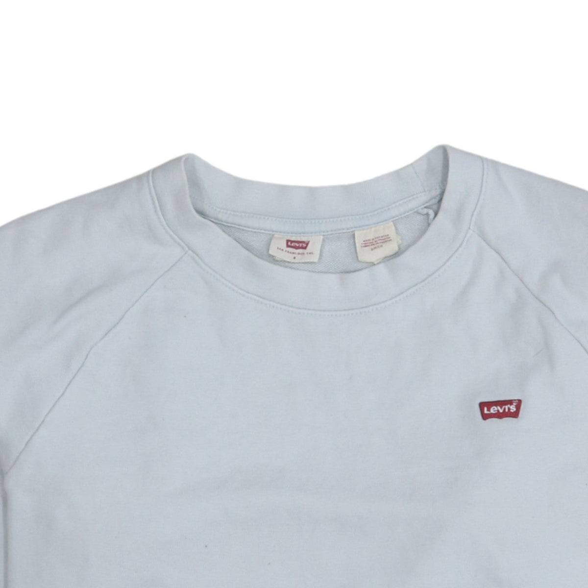Levi's Men's Blue Crew Neck Pullover Sweatshirt Size S