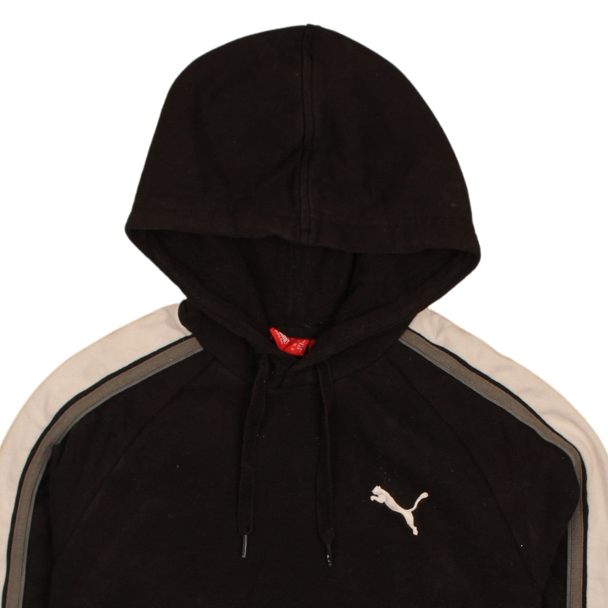 Puma Men's Black Small Pullover Hoodie with Logo Sports Style